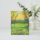 Early Springtime Art Postkarte (Stehend Vorderseite)