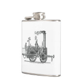 Early Steam Locomotive Flachmann (Links)