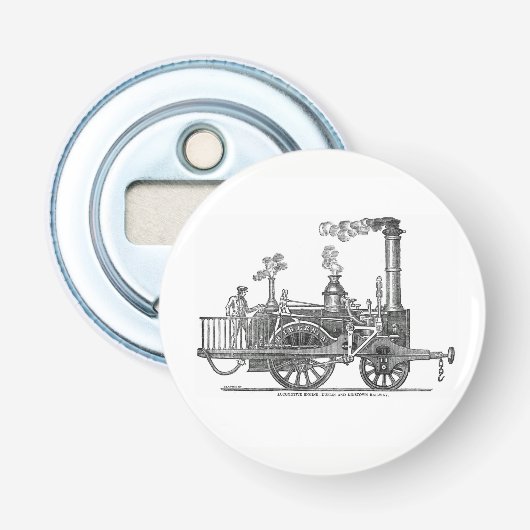 Early Steam Locomotive Flaschenöffner (Vorderseite)