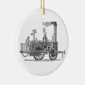 Early Steam Locomotive Keramikornament (Rechts)