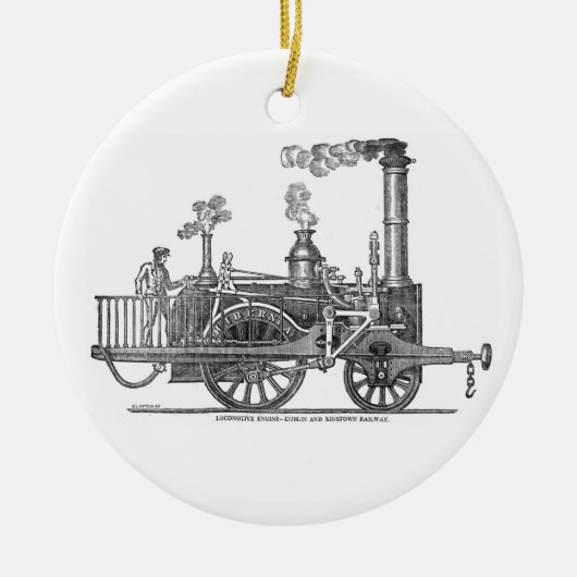 Early Steam Locomotive Keramikornament (Vorne)