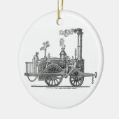 Early Steam Locomotive Keramikornament (Links)