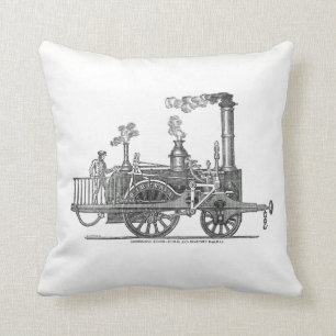 Early Steam Locomotive Kissen