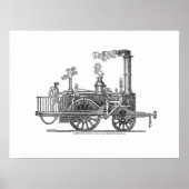Early Steam Locomotive Poster (Vorne)