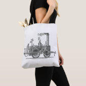 Early Steam Locomotive Tasche (Von Nahem)
