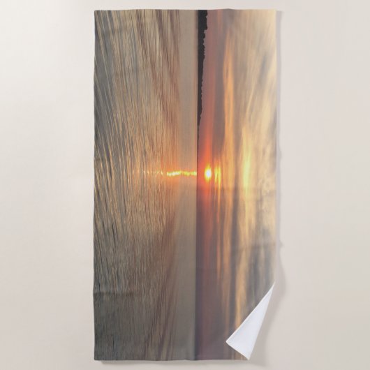 Early Sunset Beach Handtuch (Vorderseite)