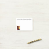 Early Warning System Journalist Post-it® Notizen (Auf Schreibtisch)