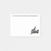 Early Warning System Journalist Post-it® Notizen (Vorderseite)