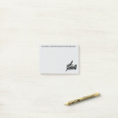 Early Warning System Journalist Post-it® Notizen (Auf Schreibtisch)
