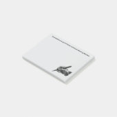 Early Warning System Journalist Post-it® Notizen (angewinkelt)
