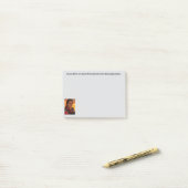 Early Warning System Journalist Post-it® Notizen (Auf Schreibtisch)