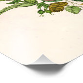 Early Wild Rose, Pentstèmon Beard-Tongue (1868) Fotodruck (Ecke)