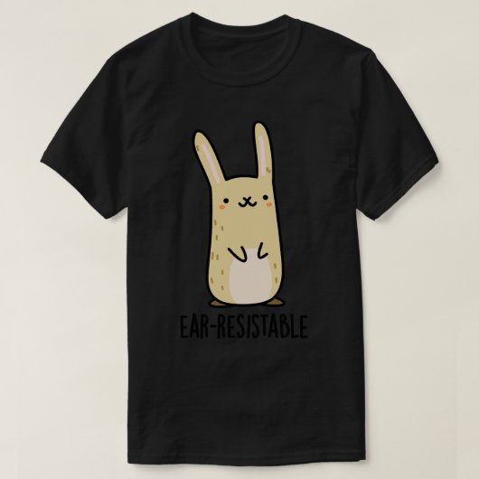 Earresistenter Niedlicher Bunny Rabbit Pub T-Shirt (Design vorne)