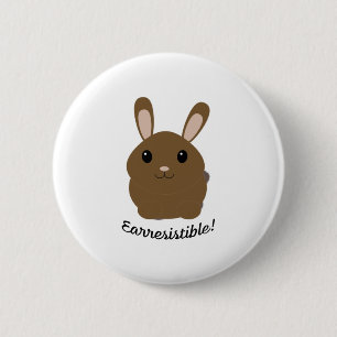 Earresistible Bunny Button