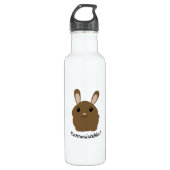 Earresistible Bunny Edelstahlflasche (Vorderseite)