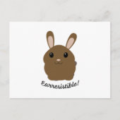 Earresistible Bunny Feiertagspostkarte (Vorderseite)