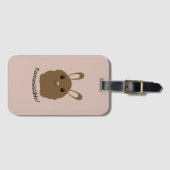 Earresistible Bunny Gepäckanhänger (Vorderseite (Horizontal))