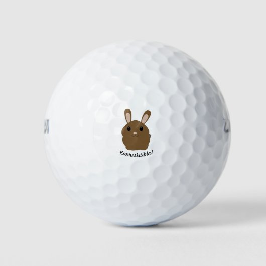 Earresistible Bunny Golfball (Vorderseite)
