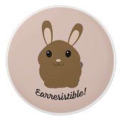 Earresistible Bunny Keramikknauf (Vorderseite)