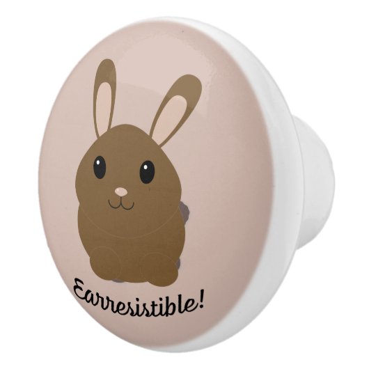 Earresistible Bunny Keramikknauf (Rechts)