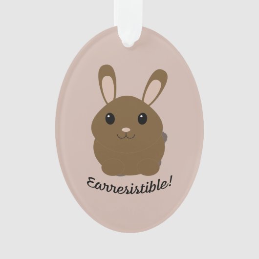 Earresistible Bunny Ornament (Vorderseite)