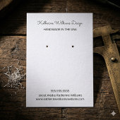 Earring-Anzeige | Handmade in USA Visitenkarte