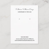 Earring-Anzeige | Handmade in USA Visitenkarte (Vorderseite)