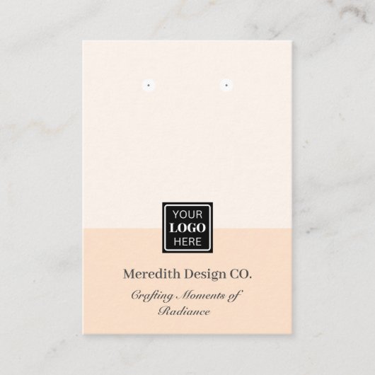 Earring-Anzeige Visitenkarte (Vorderseite)