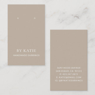 Earring Card Tauber Benutzerdefinierte Earring Dis Visitenkarte