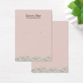 Earring Display Card | Rosa Gipskraut (Schreibtisch)