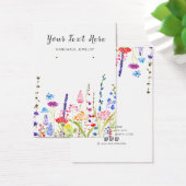 Earring Display Card ・ Watercolor Wild Blume (Schreibtisch)