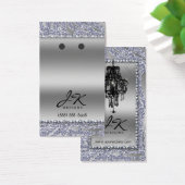 Earring Display Cards Jewelry Zebra Chandelier (Schreibtisch)