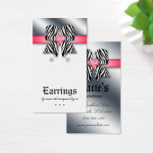 Earring Display Cards Niedlich Bow Heart Juwelier  (Schreibtisch)