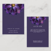 Earring Display, Mystical Lotus Mandala Crafters Visitenkarte (Vorne/Hinten)