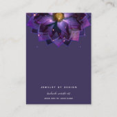 Earring Display, Mystical Lotus Mandala Crafters Visitenkarte (Vorderseite)