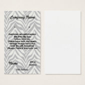 EARRING HOLDER Cards Benutzerdefinierte Visitenkar (Vorne & Hinten)