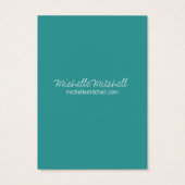 Earring Holder | Visitenkarte | Duo Rust (Rückseite)