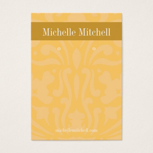 Earring Holder - Visitenkarte |sdmskpch (Vorderseite)