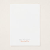 Earring Holder - Visitenkarte |sworldyl (Rückseite)