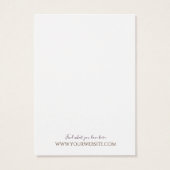 Earring Jewelier Display Card ・ Lila Wildflora (Rückseite)