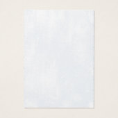 Earring Jewelry Display Card • Blue Floral Lace (Rückseite)