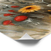 Ears of Elegance: Ein bisschen Whimsy Bunny Poster (Ecke)