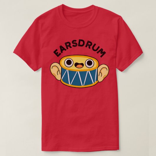 Earsdrum Niedlich Drummer Eardrum Puff 1 T-Shirt (Design vorne)
