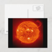 earth2 Sun Star Autoaufkleber Postkarte (Vorne/Hinten)