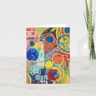 Earth 360 Blank Notecard Karte