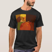 Earth Abstrakt Art Print T-Shirt (Vorderseite)