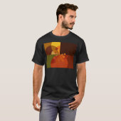 Earth Abstrakt Art Print T-Shirt (Vorne ganz)