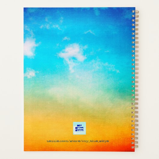 Earth and Sky 2026 Planner Planer (Rückseite)