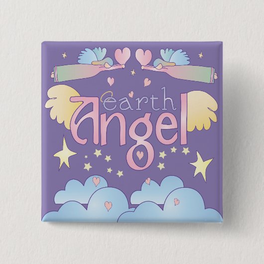 Earth Angel Button (Vorderseite)