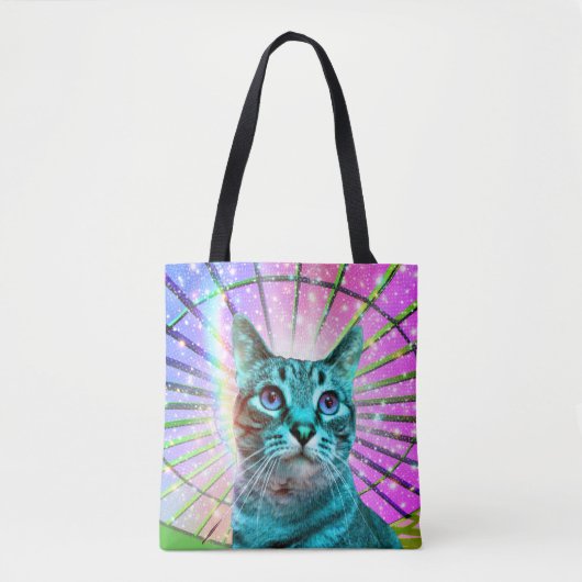 Earth Angel - Cat Tote Bag Tasche (Vorderseite)